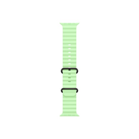 Apple 49mm Neon Green Ocean Band - Black Titanium Finish