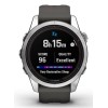 Garmin fēnix 7S Pro 3.05 cm (1.2") MIP 42 mm Digital 240 x 240 pixels Touchscreen Silver Wi-Fi GPS (satellite)