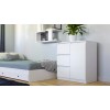 Topeshop 1D3S BIEL KPL chest of drawers