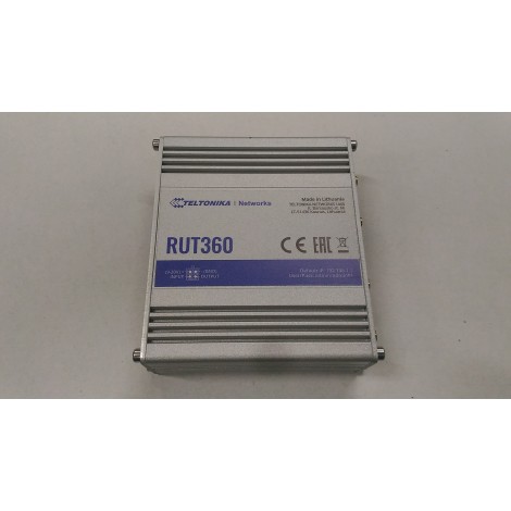 SALE OUT. Teltonika RUT360 LTE CAT6 Industrial Cellular Router (RUT360000000) | Industrial Cellular Router | RUT360 LTE CAT | REFURBISHED | Industrial Cellular Router | RUT360 LTE CAT6 | 1 x LAN ports, 10/100 Mbps, compliance with IEEE 802.3, IEEE 802.3u 