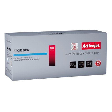 Activejet ATK-5150CN toner (replacement for Kyocera TK-5150C; Supreme; 10000 pages; cyan)