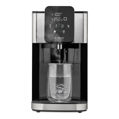 Caso | Turbo Hot Water Dispenser | HW 1660 | Water Dispenser | 2600 W | 4 L | Plastic/Stainless Steel | Black/Stainless Steel