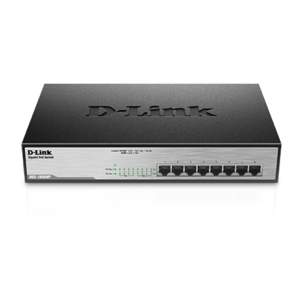 D-LINK 8-Port Layer2 PoE+ Gigabit Switch