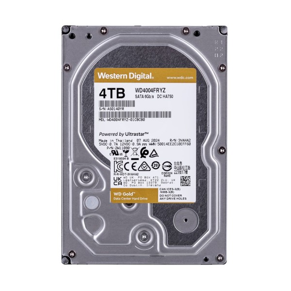 Western Digital Gold WD4004FRYZ internal hard ...