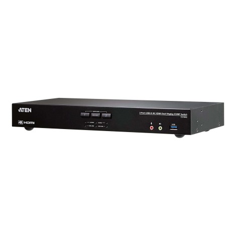 Aten 2-Port USB 3.0 4K HDMI Dual Display KVMP Switch | CS1842