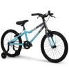 Huffy Literide Alu 20” bike in sky blue and graphite (23215W)