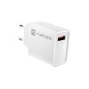 NATEC NETWORK CHARGER RIBERA USB-A 18W WHITE