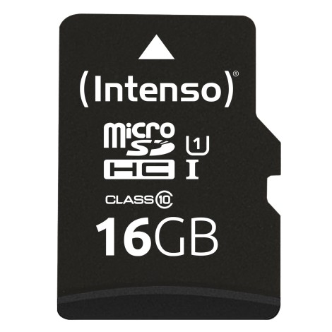 MEMORY MICRO SDHC 16GB UHS-I/W/ADAPTER 3423470 INTENSO