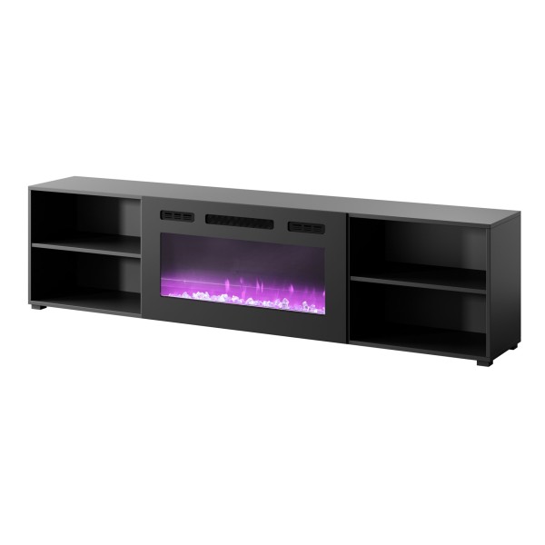 RTV cabinet POLO 200x33x50.5 black + ...