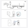 Reolink D340W - 5MP Video Doorbell with Chime, 2.4/5 GHz Wi-Fi, Person Detection, Two-Way Audio, Works with NVRs