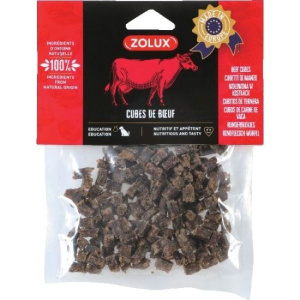 ZOLUX Beef cubes - dog treat ...