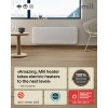 Mill Invisible Smart WiFi Heater | PA1300WIFI4 | Panel Heater | 1300 W | Suitable for rooms up to 15-19 m² | White | IPX4
