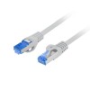 Lanberg Patchcord S/FTP Cat.6a 20m Gray LSZH