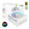 Gamemax PSU | RGB 1050G WH | 1050 W | Gold | Full Modular | White