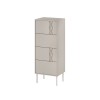 Cama 4S TRESSE chest of drawers 50x40x125 cashmere matt