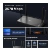 WRL ROUTER 3570MBPS 1000M 5P/DUAL BAND ARCHER BE220 TP-LINK