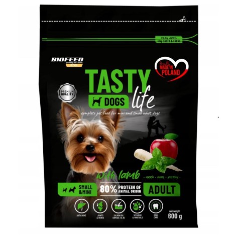 BIOFEED Tasty Life Adult Small Lamb - dry dog ​​food - 600g