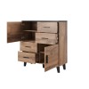 Cama sideboard LOTTA 110 2D4S wotan oak/mat black