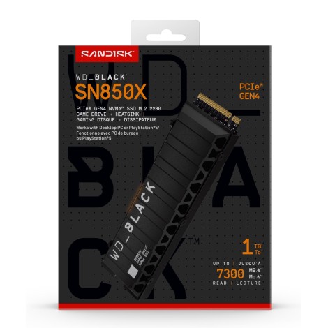 Western Digital Black SN850X 1 TB M.2 PCI Express 4.0 NVMe