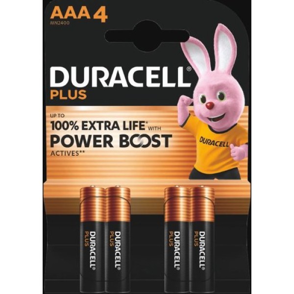 DURACELL Plus Boost MN2400 AAA BL4 ...