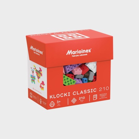 Marioinex Classic building blocks, 210 pieces