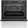 BEKO Cooker | FBM62330GWDTN | Hob type Gas | Oven type Electric | White | Width 60 cm | Grilling | LED | Depth 60 cm | 72 L