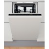 Whirlpool Dishwasher | WSIP 4O33 PFE | Built-in | Width 44.8 cm | Number of place settings 10 | Number of programs 9 | Energy efficiency class D | Display | Black