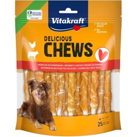 VITAKRAFT Chews Deli with Chicken S - dog treat - 25 pieces