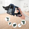 Bosch Serie 6 BBS611PCK stick vacuum/electric broom 2-in-1 stick vacuum Battery Dry Hygiene Filter Bagless Blue 2.5 Ah