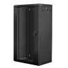 Lanberg WF01-6422-10B rack cabinet 22U Wall mounted rack Black