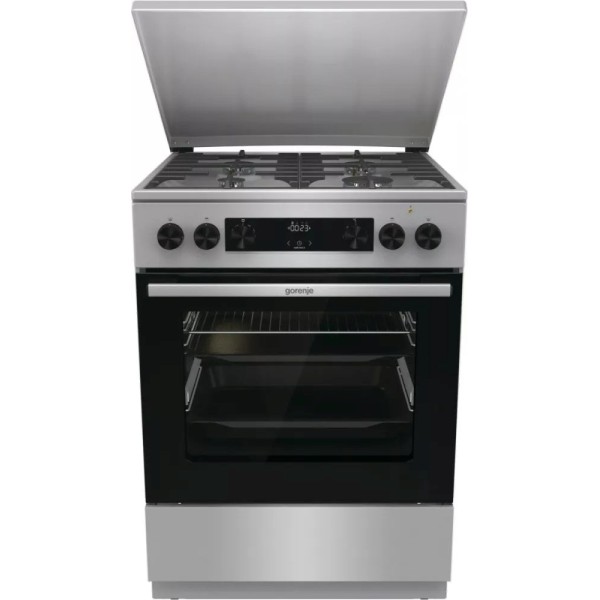 Gorenje GKS6C71XF Freestanding cooker with oven ...