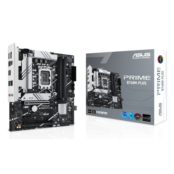 Mainboard|ASUS|Intel B760 Express|LGA1700|Micro-ATX|Memory DDR5|Memory slots 4|1xPCI-Express ...