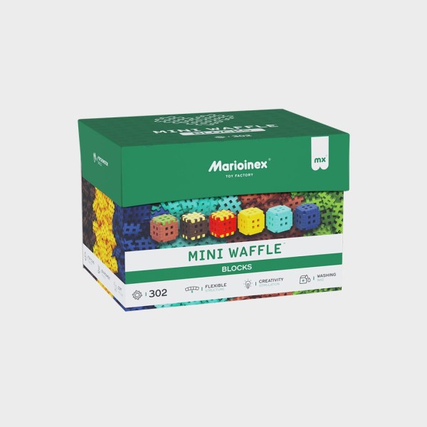 Marioinex Mini Waffle Building Blocks, 302 ...
