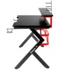 Huzaro Hero 5.0 computer desk Black, Red