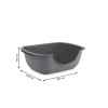 ROTHO Bella Anthracite - cat litter box