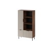 Cama 4 ALMERA bookcase 90x42x165 walnut/cashmere
