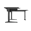 Genesis Gaming Desk | Holm 160 Modular Corner | Black/Anthracite