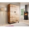 Cama wardrobe LOTTA 2D2D wotan oak + mat black