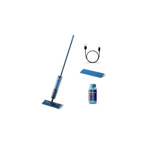 Philips | Washing broom | XV3101/01 OneUp 3000 series | Cordless operating | 3.6 V | Washing function | Operating time (max) 50 min | Blue
