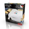 Adler | Sandwich maker | AD 301 | 750  W | Number of plates 1 | Number of pastry 2 | White