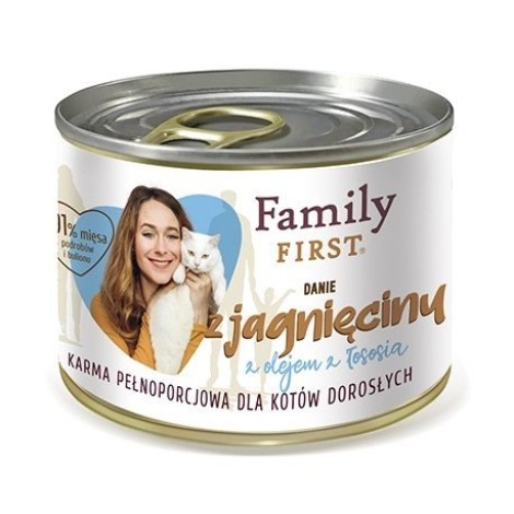 FAMILY FIRST Adult Lamb dish - wet cat food - 200g