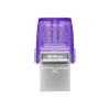 Kingston | DataTraveler | DT Micro Duo 3C | 64 GB | USB Type-C and Type-A | Purple