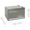 Qoltec 53049 AGM battery | 12V |  12Ah