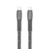 CABLE USB-C TO USB-C 1.2M/GREY PS6105 GR12 RIVACASE