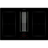 CATA | IAS 770 | Induction hob with built-in hood | 77 cm | Number of burners/cooking zones 4 | Black | Touch