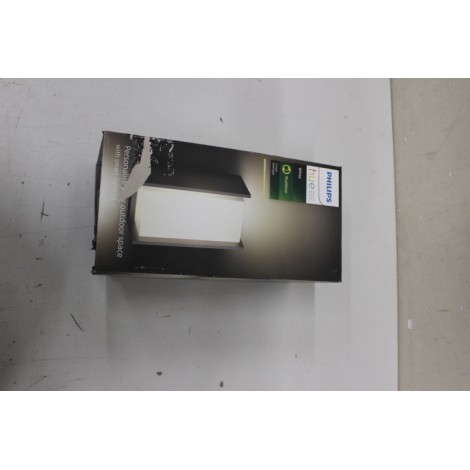 SALE OUT. Philips Hue W Turaco Outdoor Wall Lantern | Philips Hue Turaco Outdoor Wall Lantern | E27 | 9 W | Warm white | DAMAGED PACKAGING