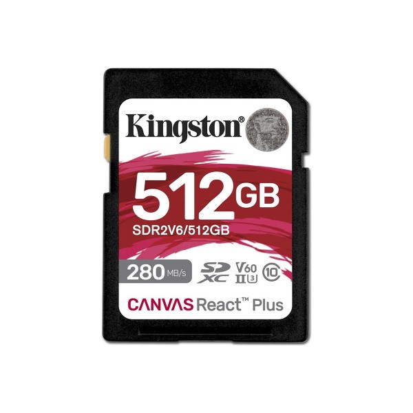 Kingston SDXC II V60 React Plus ...